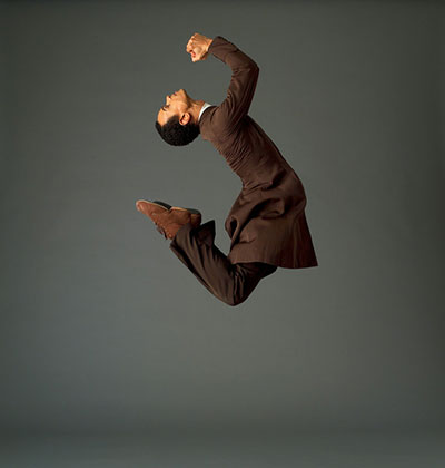 Christophe Jeannot (Preacher) in Appalachian Spring. Photo by John Deane.