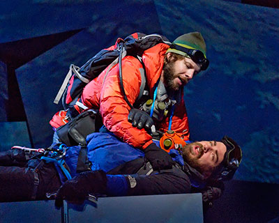 Andrew Bidlack and Craig Verm in Dallas Opera’s production of Everest. Photo by Karen Almond. 