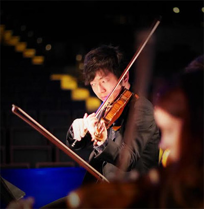 Dallas Chamber Symphony Concertmaster Kazuhiro Takagi.