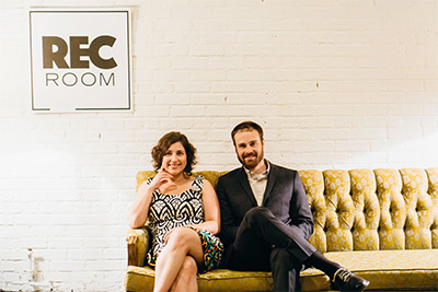 Stephanie Wittels Wachs & Matt Hune, Rec Room Co-Founders. Photo by Chloe Gonzalez.