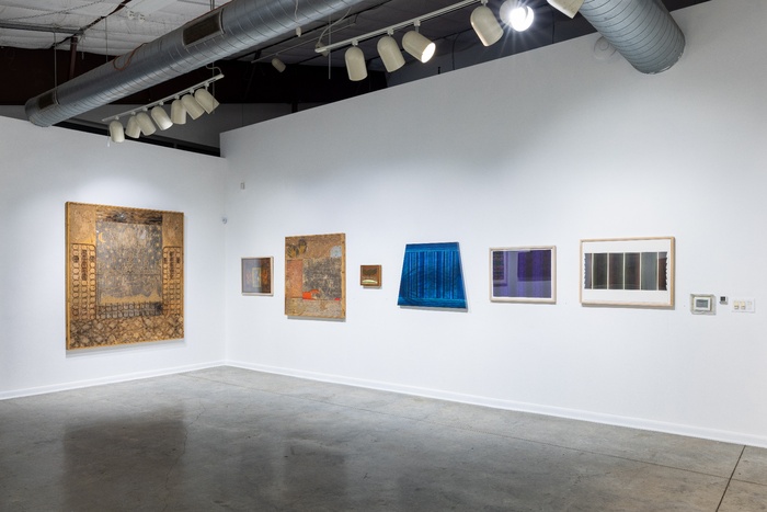 Installation View: César A. Martínez 2026 Lifetime Achievement Award in the Visual Arts Exhibition at Art League Houston. Photo by Alex Barber, courtesy of Art League Houston.