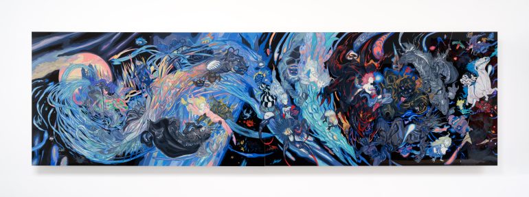 Yoshitaka Amano, Big Bang, 2018.